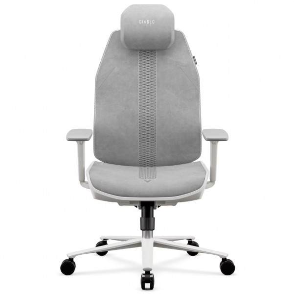 Fotel biurowy ergonomiczny Diablo V-Flash Light Grey