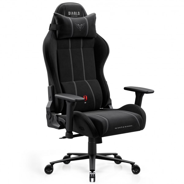 Fotel gamingowy materiałowy Diablo X-One 2.0 King Size, Burned Black