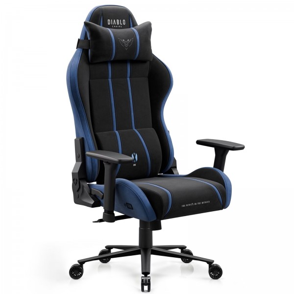 Fotel gamingowy materiałowy Diablo X-One 2.0 King Size, Night Blue