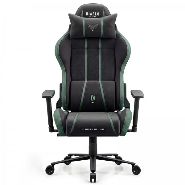 Fotel gamingowy materiałowy Diablo X-One 2.0 King Size, Forest Green