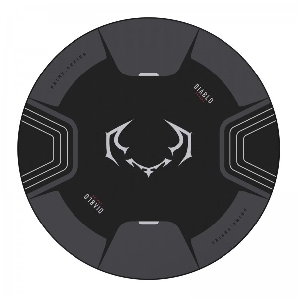 Mata pod fotel gamingowy Diablo, czarno-szara