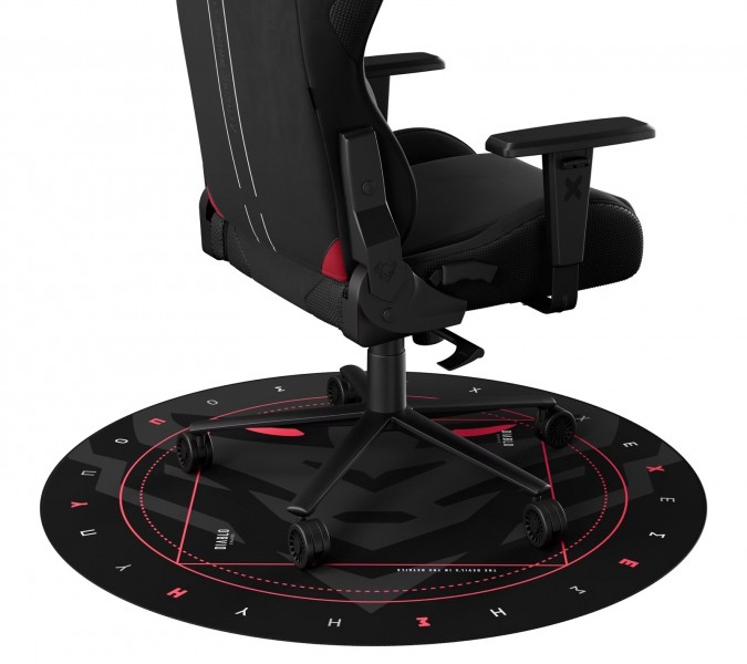 Mata pod fotel gamingowy Diablo z motywem