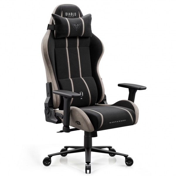 Fotel gamingowy materiałowy Diablo X-One 2.0 Normal Size, Camel Black