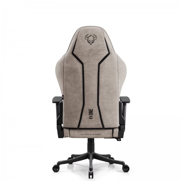 Fotel gamingowy młodzieżowy Diablo X-One Small Size materiałowy, Camel Black