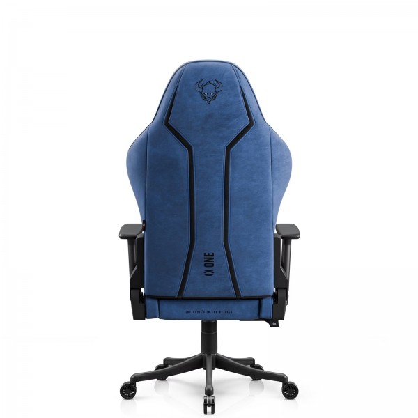 Fotel gamingowy młodzieżowy Diablo X-One Small Size materiałowy, Night Blue