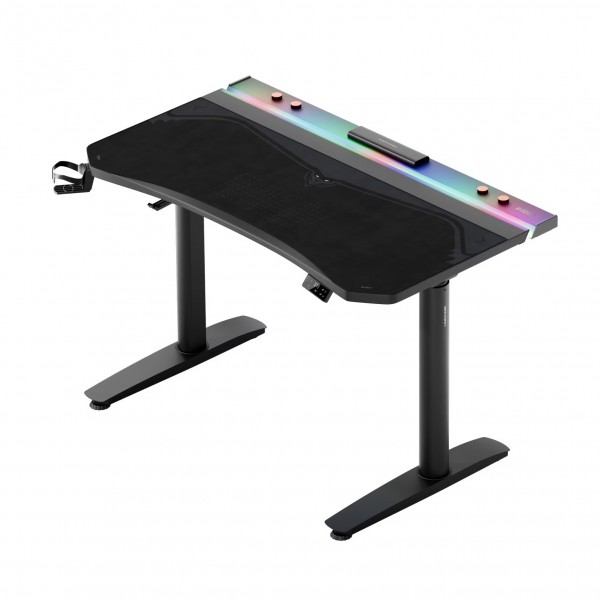 Podkładka ochronna na biurko Diablo X-Forge 120 cm, Burned Black