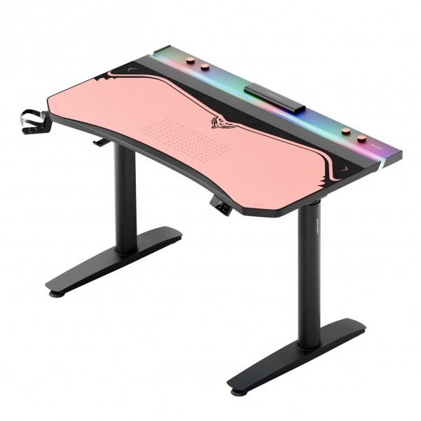 Podkładka ochronna na biurko Diablo X-Forge 120 cm, Akira Pink