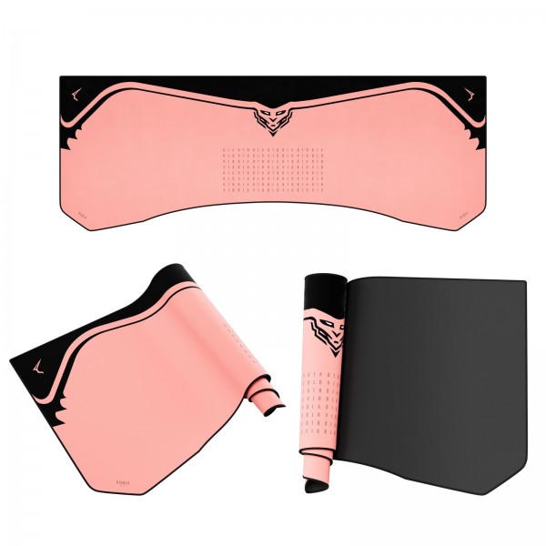 Podkładka ochronna na biurko Diablo X-Forge 140 cm, Akira Pink