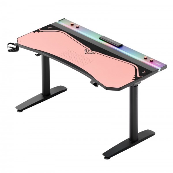Podkładka ochronna na biurko Diablo X-Forge 140 cm, Akira Pink