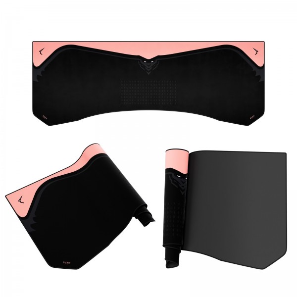 Podkładka ochronna na biurko Diablo X-Forge 140 cm, Black Akira Pink