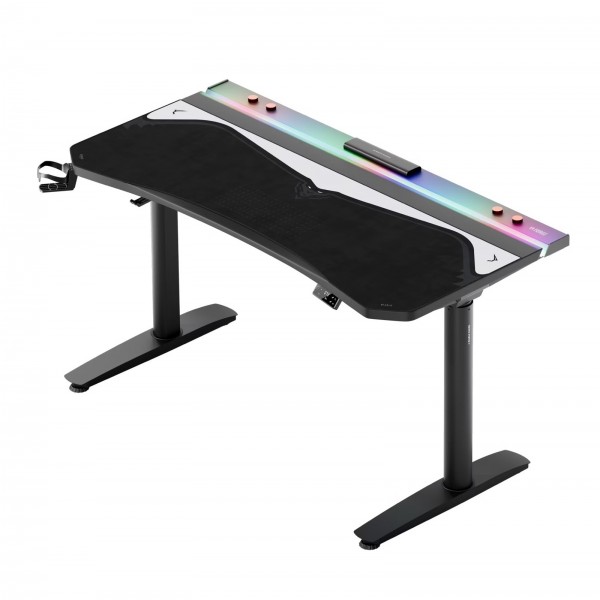 Podkładka ochronna na biurko Diablo X-Forge 140 cm, Black Nightwolf Moon