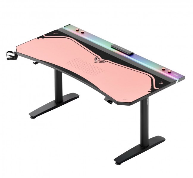Podkładka ochronna na biurko Diablo X-Forge 160 cm, Akira Pink