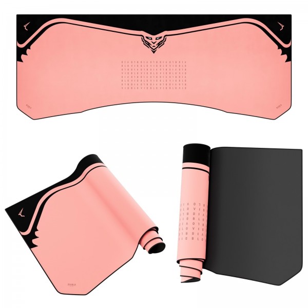 Podkładka ochronna na biurko Diablo X-Forge 160 cm, Akira Pink