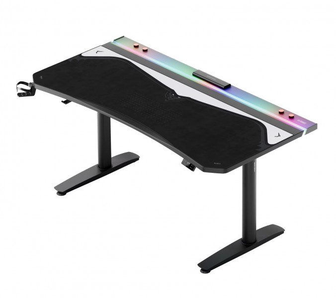 Podkładka ochronna na biurko Diablo X-Forge 160 cm, Black Nightwolf Moon