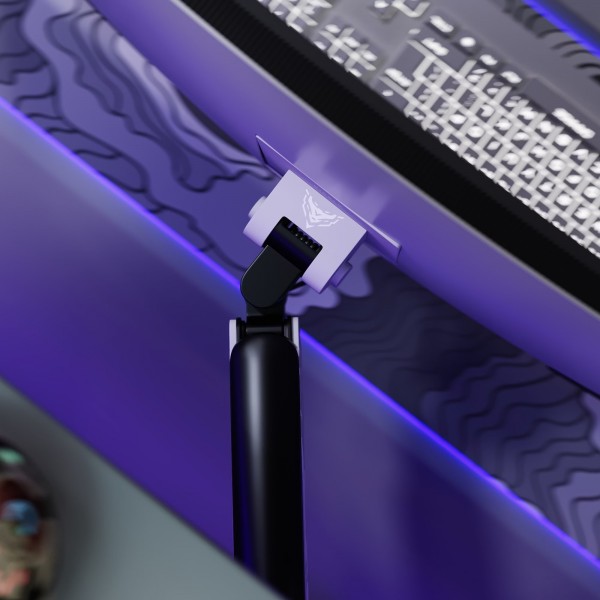 Uchwyt regulowany na monitor 49 cali LED RGB Diablo X-Arm, szaro-czarny