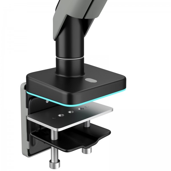Uchwyt regulowany na monitor 49 cali LED RGB Diablo X-Arm, szaro-czarny