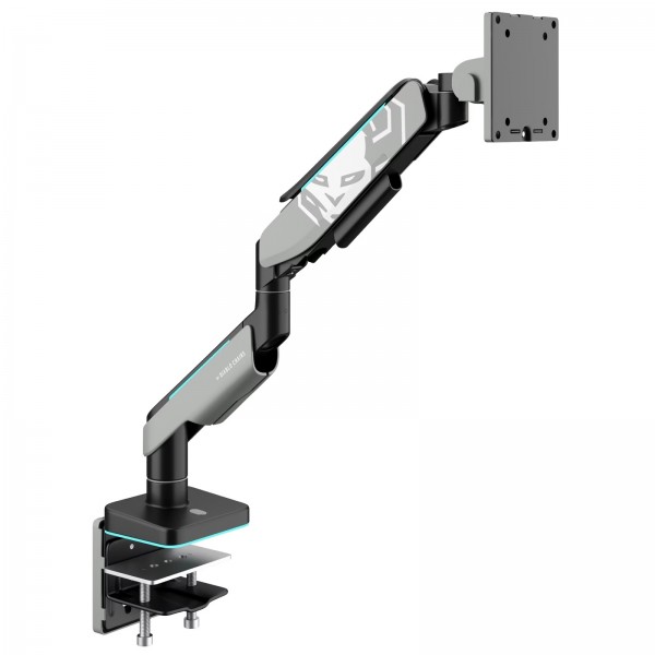 Uchwyt regulowany na monitor 49 cali LED RGB Diablo X-Arm, szaro-czarny
