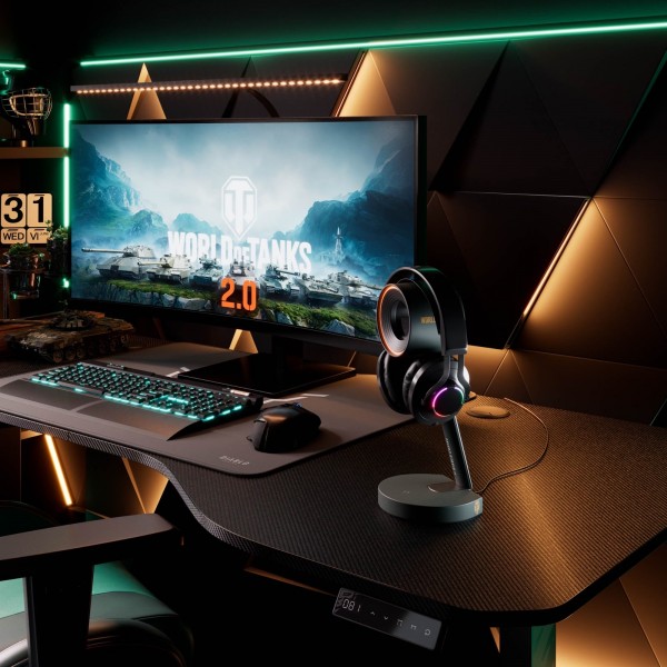 Stojak na słuchawki RGB Diablo World of Tanks