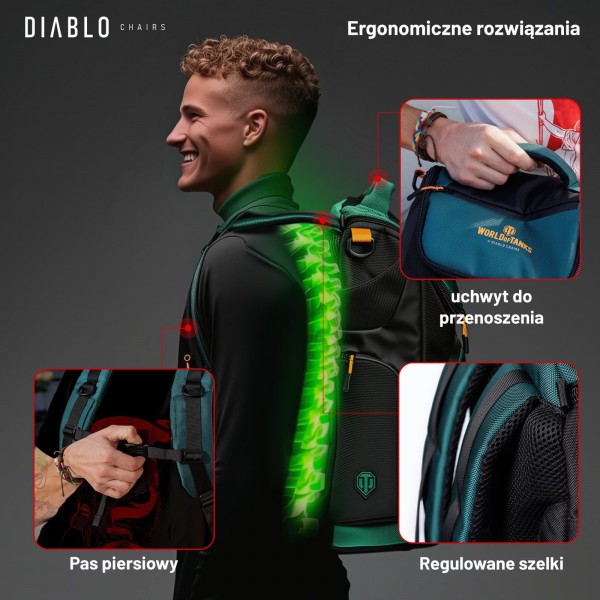 Plecak dla gracza Diablo World of Tanks