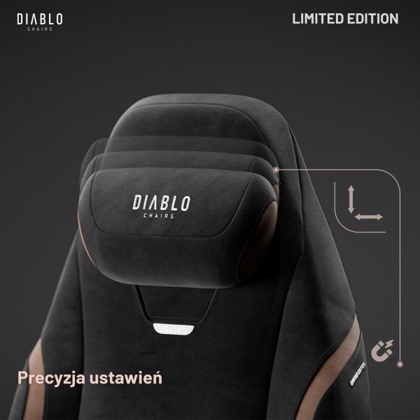 Designerski fotel dla graczy Diablo X-Eye 2.0 Normal Size, Ultra Black