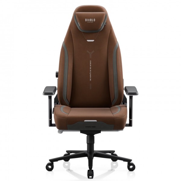 Fotel gamingowy materiałowy Diablo X-Eye Prime Normal Size, Cinnamon Brown