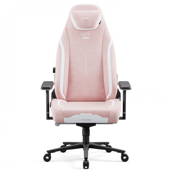 Fotel gamingowy materiałowy Diablo X-Eye Prime Normal Size, Akira Pink