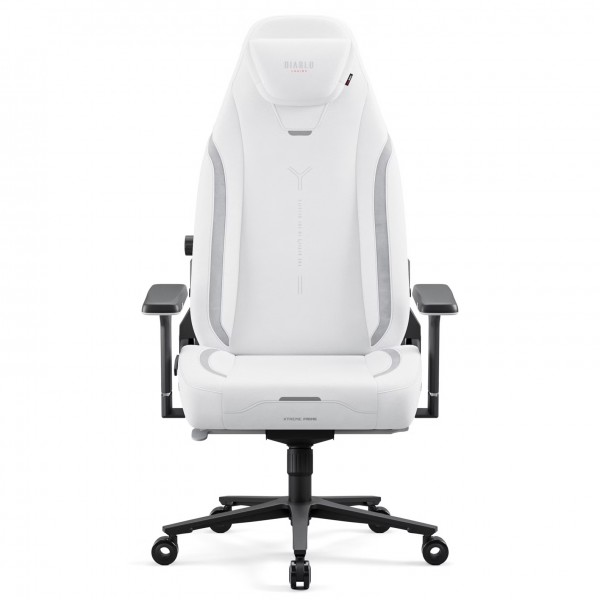 Fotel gamingowy materiałowy Diablo X-Eye Prime Normal Size, Ghosted White
