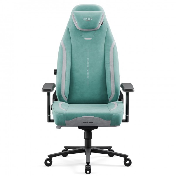 Fotel gamingowy materiałowy Diablo X-Eye Prime Normal Size, Mystic Mint