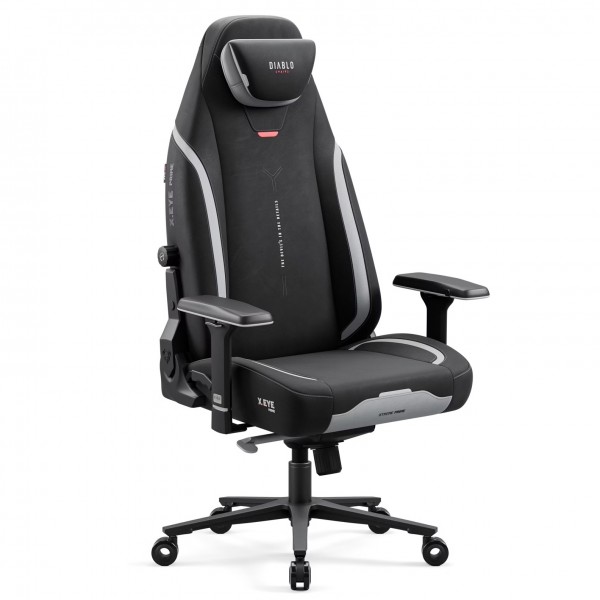 Fotel gamingowy materiałowy Diablo X-Eye Prime Normal Size, Burned Black