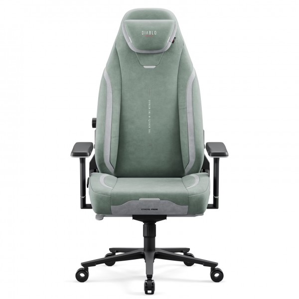 Fotel gamingowy materiałowy Diablo X-Eye Prime Normal Size, Gothic Green