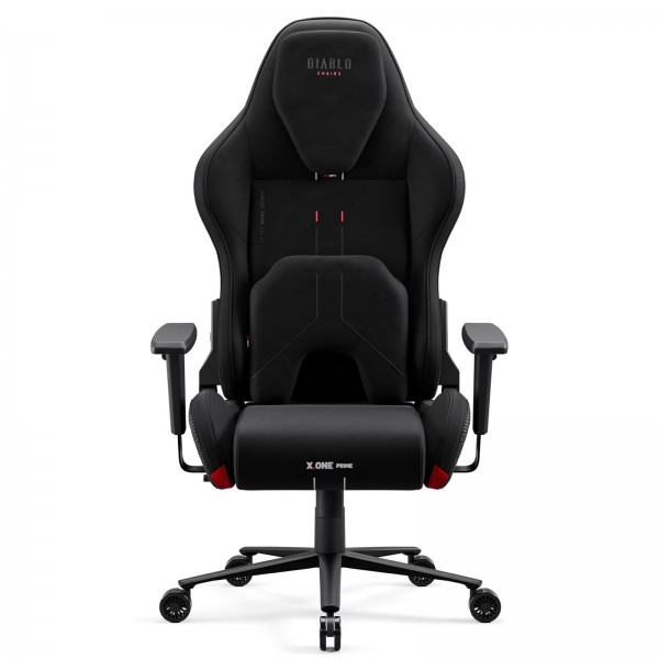 Fotel gamingowy materiałowy Diablo X-One Prime Normal Size, Burned Black