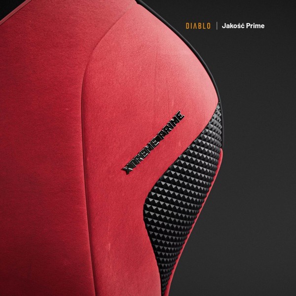 Fotel gamingowy materiałowy Diablo X-One Prime Normal Size, Bloody Mary