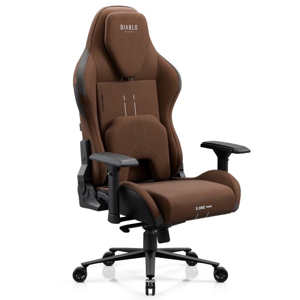 Fotel gamingowy materiałowy Diablo X-One Prime Normal Size, Cinnamon Brown