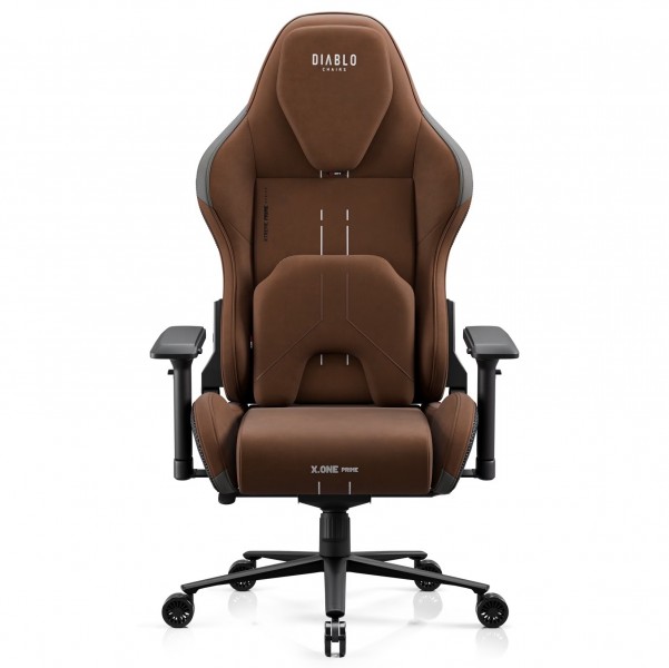 Fotel gamingowy materiałowy Diablo X-One Prime Normal Size, Cinnamon Brown
