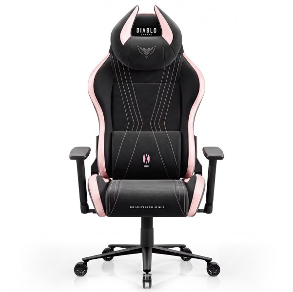 Fotel gamingowy materiałowy Diablo X-Horn 2.0 Normal Size, Akira Pink