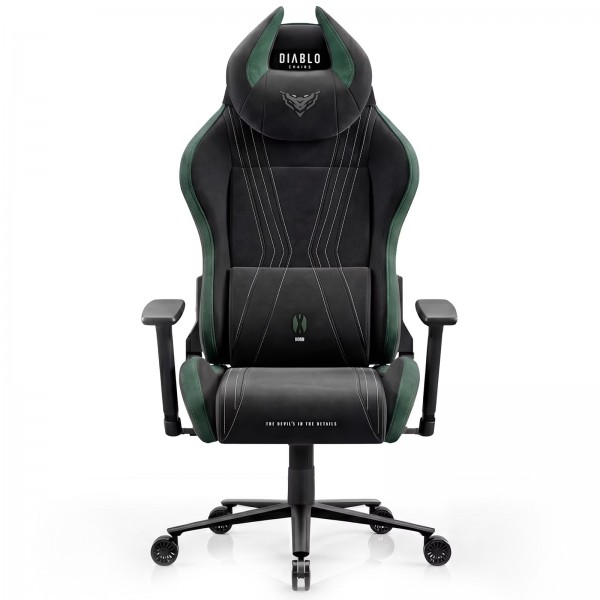 Fotel gamingowy materiałowy Diablo X-Horn 2.0 Normal Size, Forest Green