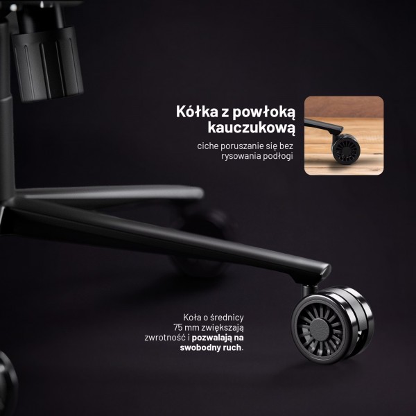 Fotel gamingowy materiałowy Diablo X-Horn 2.0 Normal Size, Night Blue