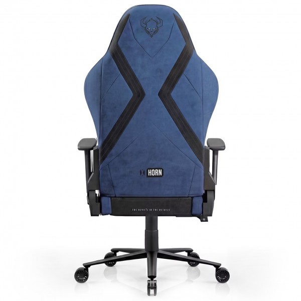 Fotel gamingowy materiałowy Diablo X-Horn 2.0 Normal Size, Night Blue