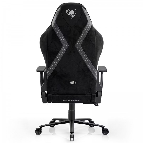 Fotel gamingowy materiałowy Diablo X-Horn 2.0 Normal Size, Burned Black