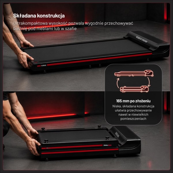 Elektryczna bieżnia pod biurko Diablo Walkforge