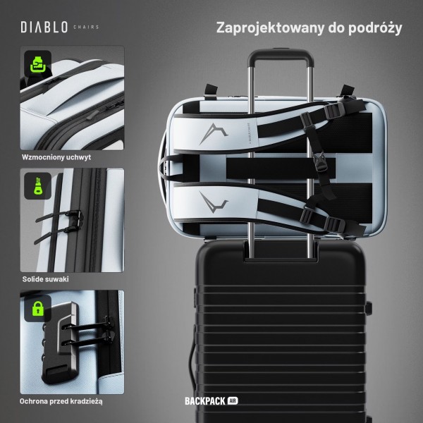 Plecak wielofunkcyjny próżniowy Diablo Backpack Air szary