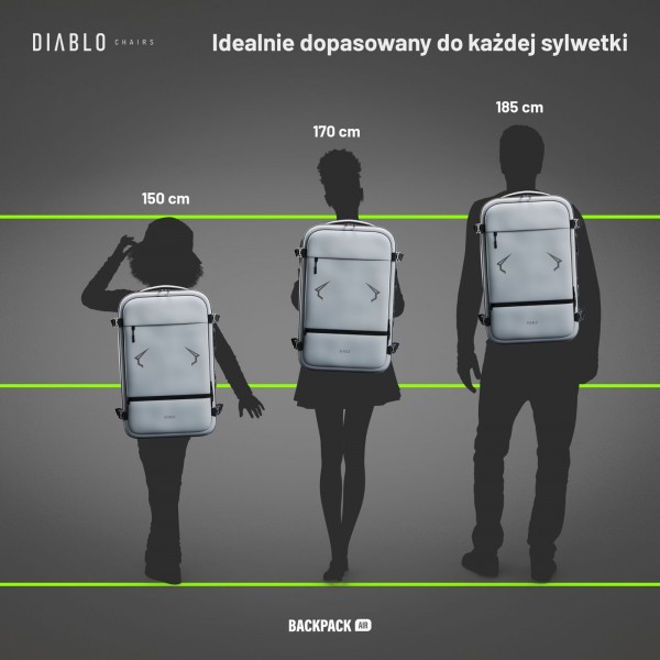 Plecak wielofunkcyjny próżniowy Diablo Backpack Air szary