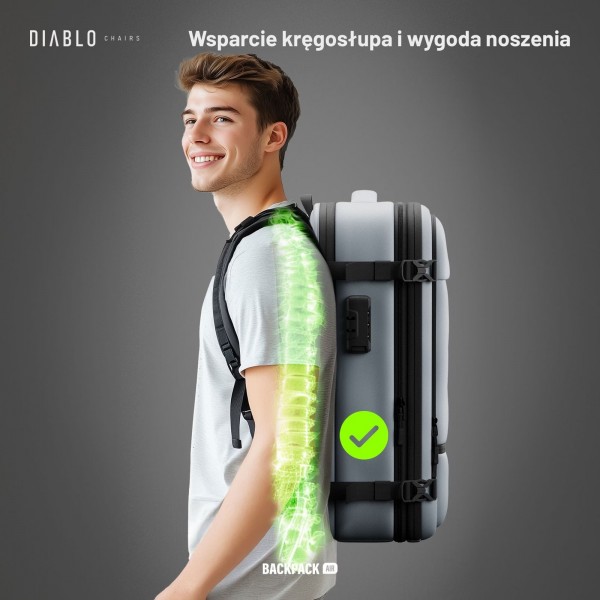 Plecak wielofunkcyjny próżniowy Diablo Backpack Air szary