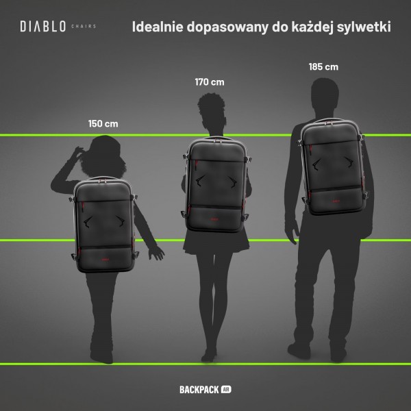 Plecak wielofunkcyjny próżniowy Diablo Backpack Air czarny