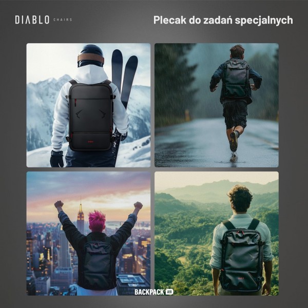 Plecak wielofunkcyjny próżniowy Diablo Backpack Air czarny