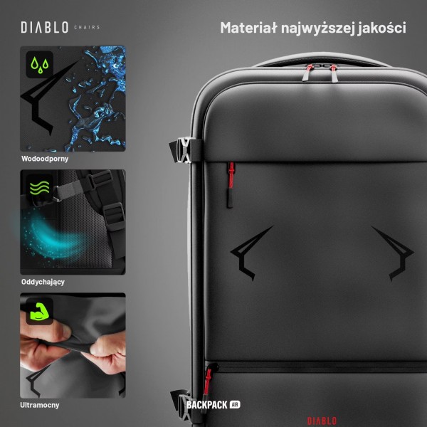 Plecak wielofunkcyjny próżniowy Diablo Backpack Air czarny