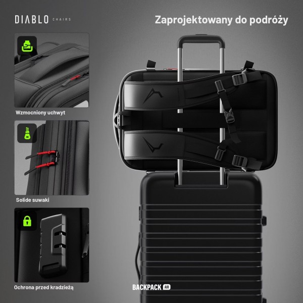 Plecak wielofunkcyjny próżniowy Diablo Backpack Air czarny