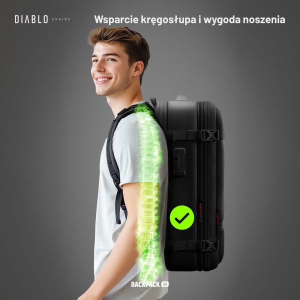 Plecak wielofunkcyjny próżniowy Diablo Backpack Air czarny