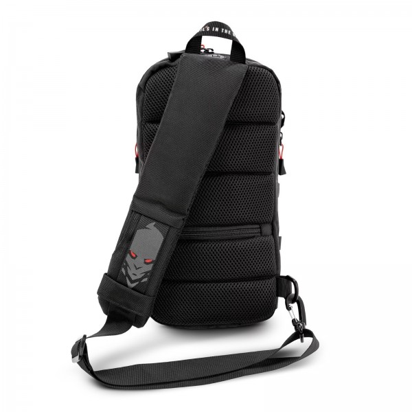 Plecak sling bag Diablo z motywem, kolor czarny