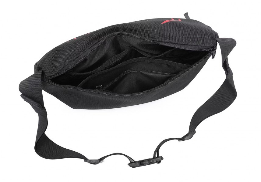 Duża nerka z regulowanym paskiem Diablo Bum Bag, czarna